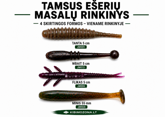 TAMSUS EŠERIŲ MASALŲ RINKINYS