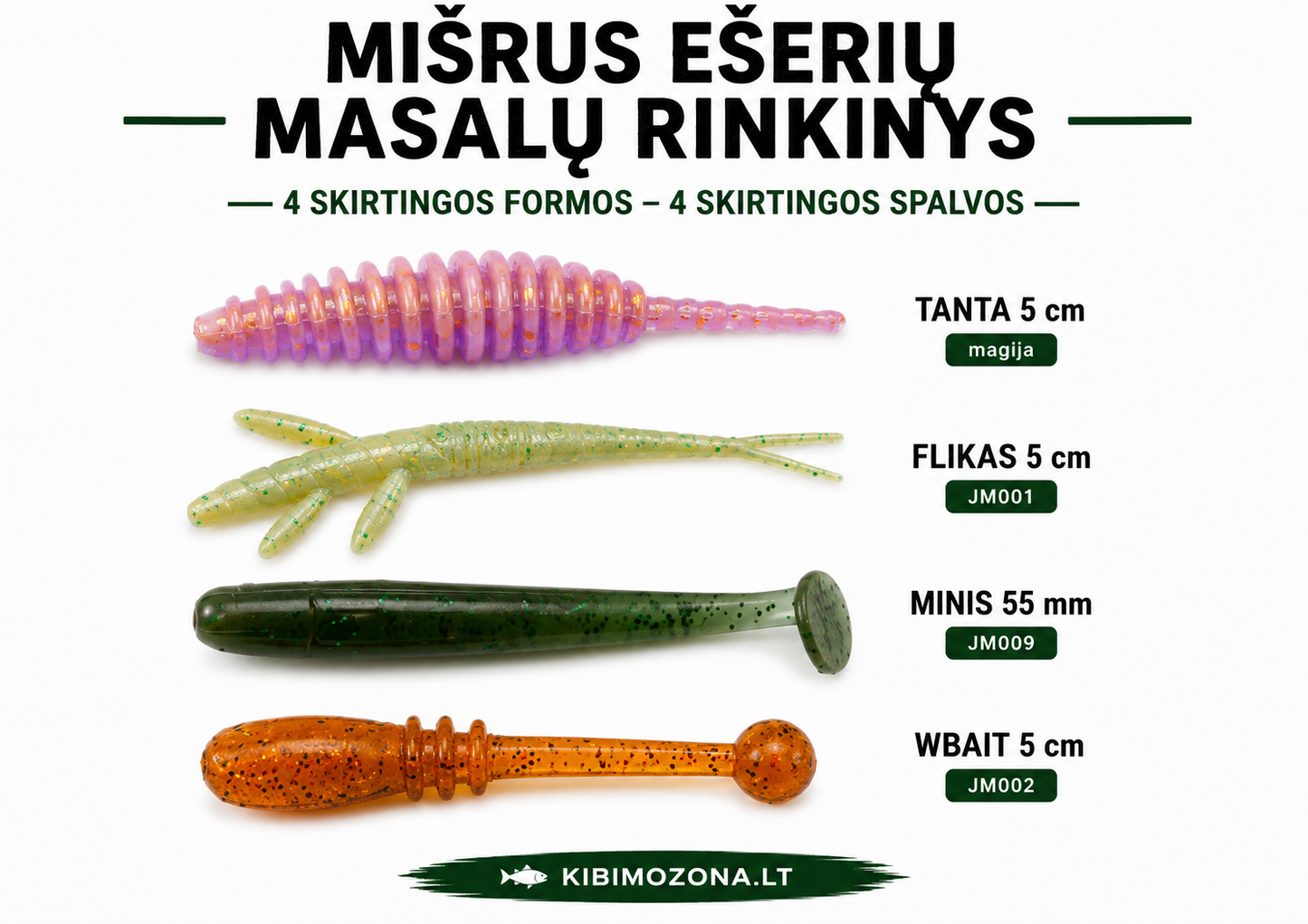 MIŠRUS EŠERIŲ MASALŲ RINKINYS